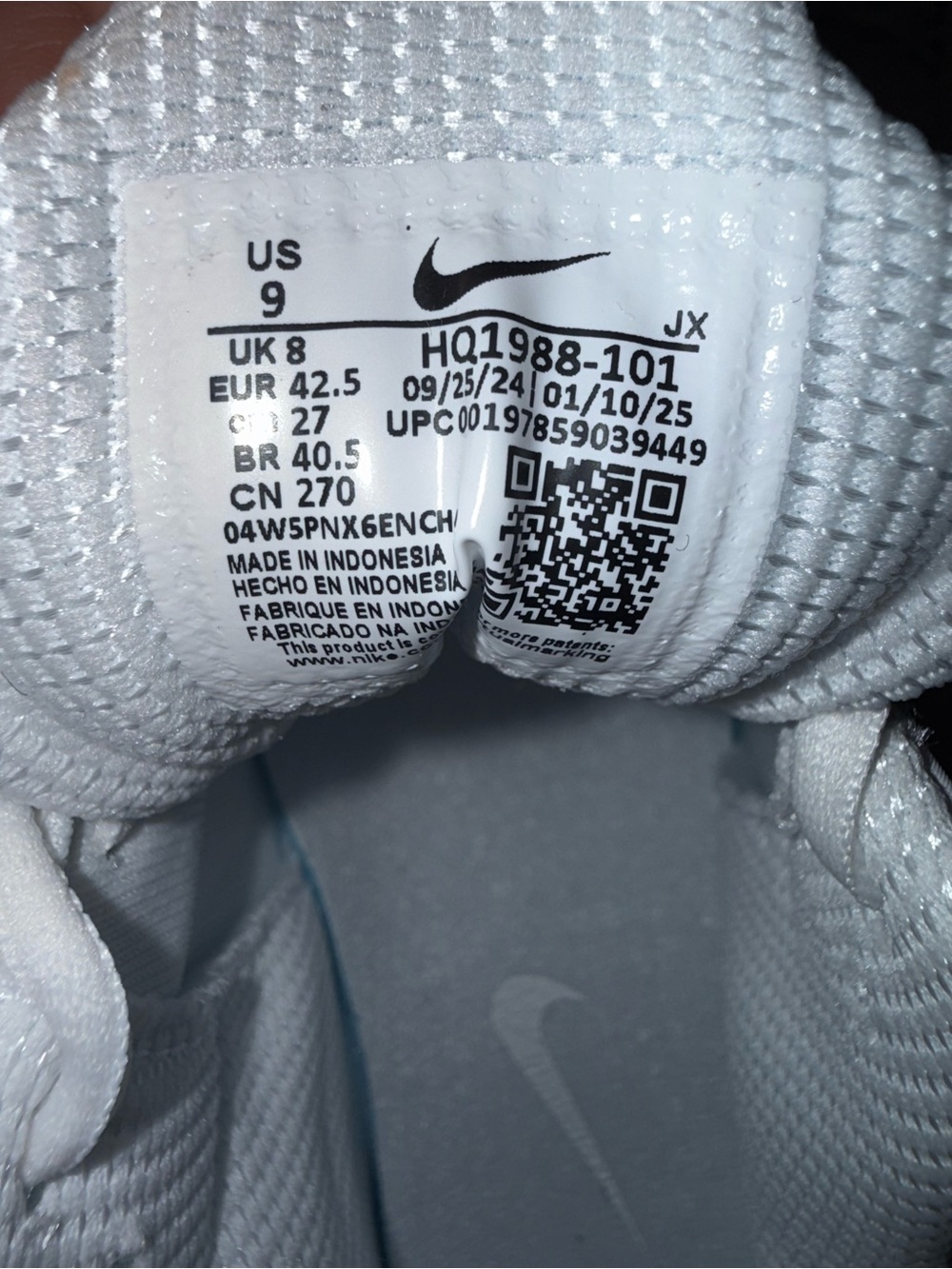 Nike Shox R4 White Metallic Silver Men’s Size 9 New Without Box Retail $155 - Picture 6 of 9